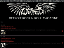 Tablet Screenshot of detroitrocknrollmagazine.com